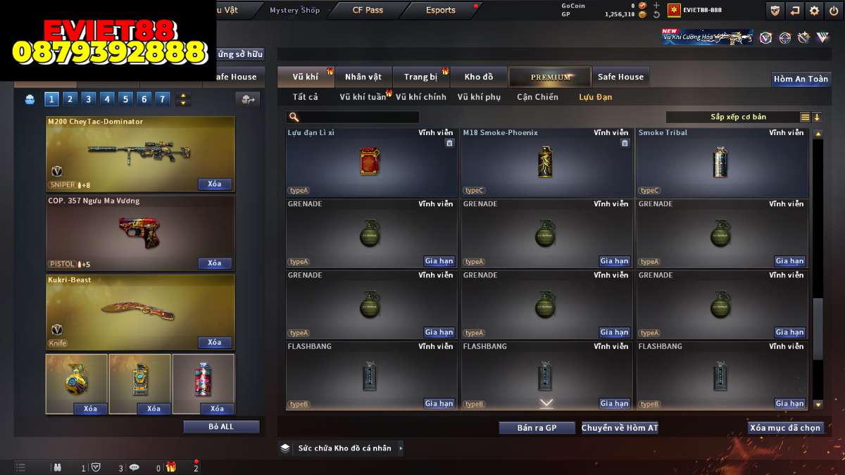 shop acc cf uy tin gia re